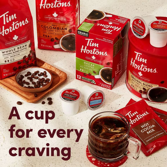 Tim Hortons Dark Roast Keurig Coffee Pods, 24 Ct